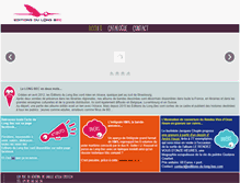Tablet Screenshot of editions-du-long-bec.com